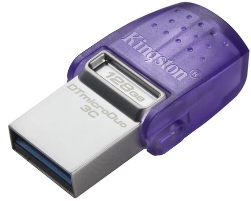 KINGSTON 128GB DATATRAVELER MICRODUO 3C USB 3.2 FLASH DTDUO3CG3/128GB