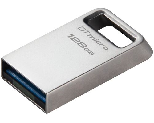 KINGSTON 128GB DATATRAVELER MICRO USB 3.2 FLASH DTMC3G2/128GB SREBRNI