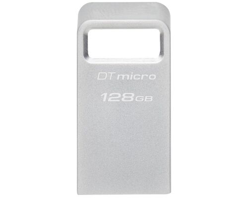 KINGSTON 128GB DATATRAVELER MICRO USB 3.2 FLASH DTMC3G2/128GB SREBRNI