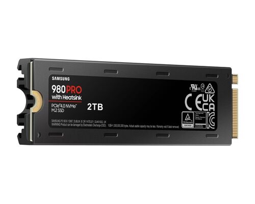 SAMSUNG 2TB M.2 NVME MZ-V8P2T0CW 980 PRO SERIES HEATSINK SSD