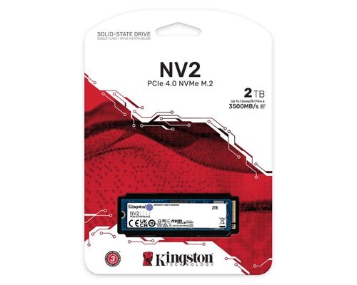 KINGSTON 2TB M.2 NVME SNV2S/2000G NV2 SERIES SSD