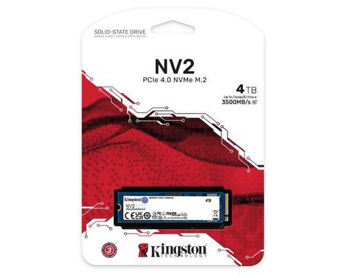 KINGSTON 4TB M.2 NVME SNV2S/4000G NV2 SERIES SSD