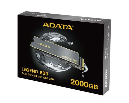 A-DATA 2TB M.2 PCIE GEN 4 X4 LEGEND 800 ALEG-800-2000GCS SSD