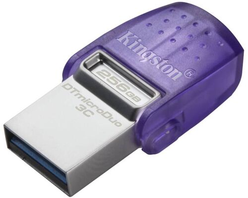 KINGSTON 256GB DATATRAVELER MICRODUO 3C USB 3.2 FLASH DTDUO3CG3/256GB