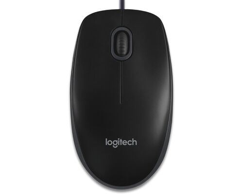 LOGITECH B100 OPTICAL USB CRNI MIŠ