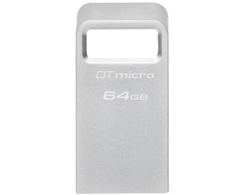 KINGSTON 64GB DATATRAVELER MICRO USB 3.2 FLASH DTMC3G2/64GB SREBRNI