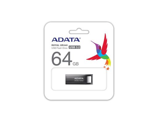 A-DATA 64GB USB 3.2 AROY-UR340-64GBK CRNI