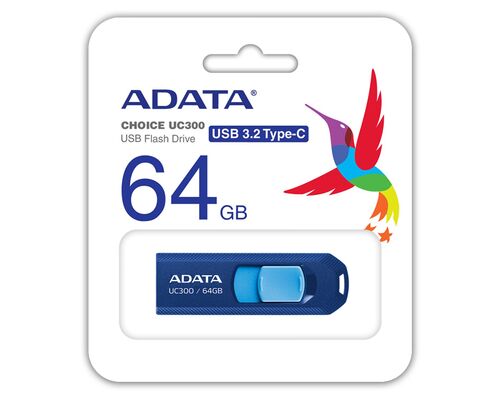 A-DATA 64GB 3.2 ACHO-UC300-64G-RNB/BU PLAVI