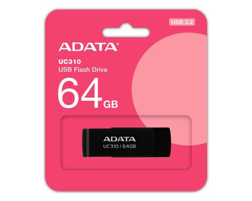 A-DATA 64GB USB 3.2 UC310-64G-RBK CRNI