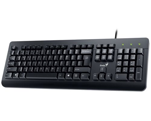 GENIUS KM-160 USB YU CRNA TASTATURA+ USB CRNI MIŠ