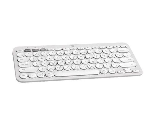 LOGITECH K380S BLUETOOTH PEBBLE KEYS 2 US BELA TASTATURA