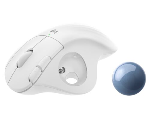 LOGITECH M575 ERGO BLUETOOTH TRACKBALL OFF-WHITE MIŠ BELI