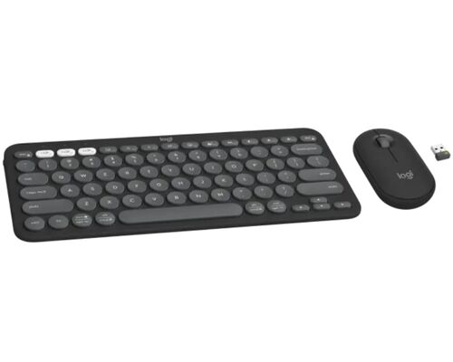 LOGITECH PEBBLE2 WIRELESS COMBO US TASTATURA + MIŠ CRNA