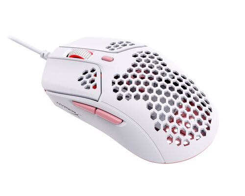 HYPERX PULSEFIRE HASTE HMSH1-A-WT/G GAMING MIŠ BELO-ROZE