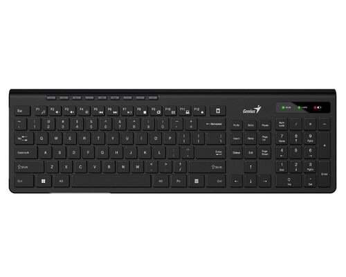 GENIUS SLIMSTAR 7230 USB US WIRELESS CRNA TASTATURA