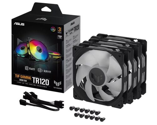 ASUS TUF GAMING TR120 ARGB BLACK EDITION 3IN1 VENTILATOR