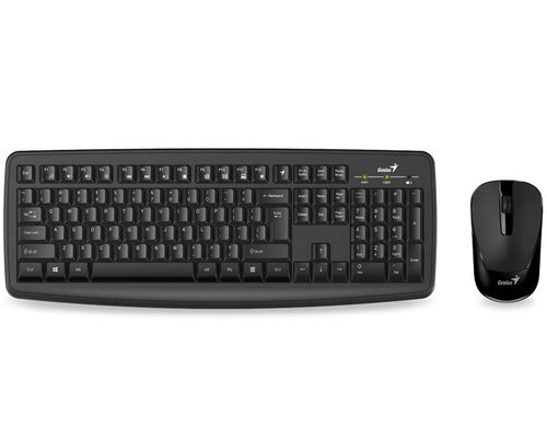 GENIUS SMART KM-8100 WIRELESS USB US CRNA TASTATURA + MIŠ