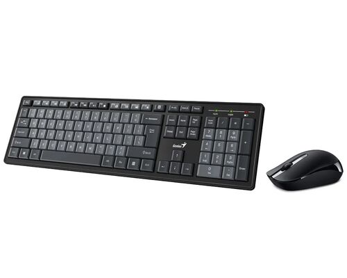 GENIUS SMART KM-8200 WIRELESS USB US CRNA TASTATURA + MIŠ