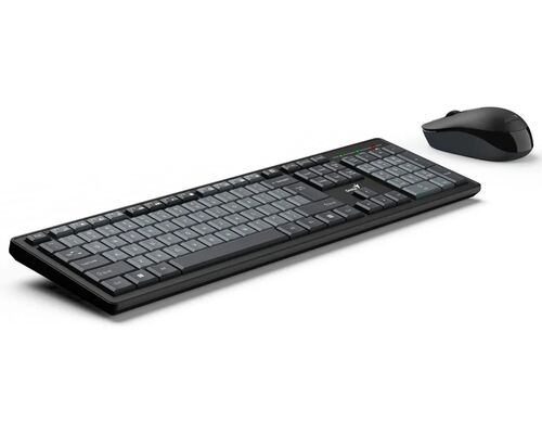 GENIUS SMART KM-8200 WIRELESS USB US CRNA TASTATURA + MIŠ