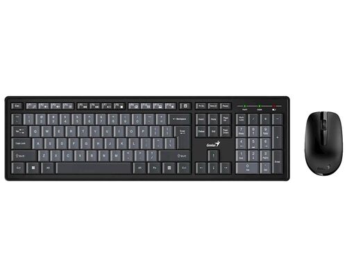 GENIUS SMART KM-8200 WIRELESS USB US CRNA TASTATURA + MIŠ