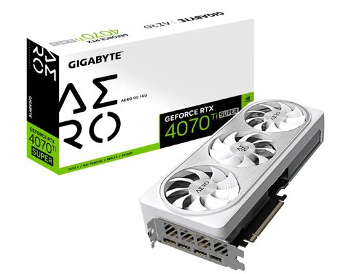 GIGABYTE NVIDIA GEFORCE RTX 4070 TI SUPER 16GB 256BIT GV-N407TSAERO OC-16GD GRAFIČKA KARTA