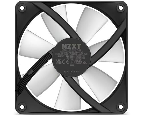 NZXT F120RGB CORE 120MM VENTILATOR CRNI (RF-C12SF-B1)