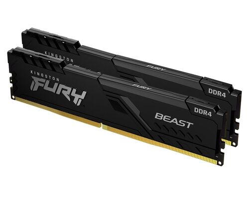 KINGSTON DIMM DDR4 64GB (2X32GB KIT) 3600MT/S KF436C18BBK2/64 FURY BEAST BLACK