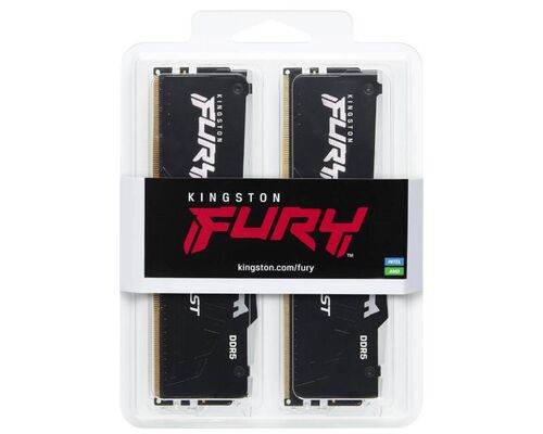 KINGSTON DIMM DDR5 64GB (2X32GB KIT) 6000MT/S KF560C40BBAK2-64 FURY BEAST RGB XMP