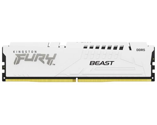 KINGSTON DIMM DDR5 64GB (2X32GB KIT) 6000MT/S KF560C36BWEK2-64 FURY BEAST WHITE EXPO