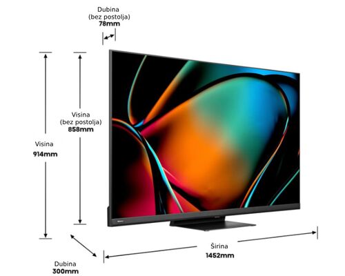 HISENSE 65 INČA 65U8KQ ULED 4K UHD SMART TV