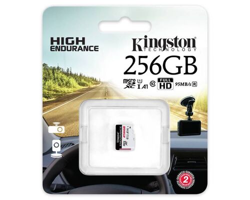 KINGSTON MEMORIJSKA KARTICA UHS-I MICROSDXC 256GB C10 A1 ENDURANCE SDCE/256GB