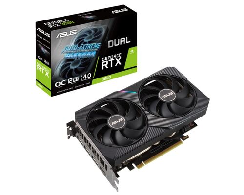 ASUS NVIDIA GEFORCE RTX 3060 12GB 192BIT DUAL-RTX3060-O12G-V2 LHR GRAFIČKA KARTA