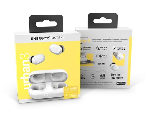 ENERGY SISTEM URBAN 3 COCONUT TRUE WIRELESS BEŽIČNE SLUŠALICE BELE (M45183)