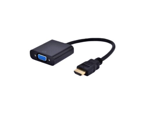 FAST ASIA ADAPTER-KONVERTOR HDMI (M) - VGA (F) CRNI