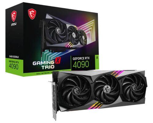 MSI NVIDIA GEFORCE RTX 4090 24GB 384BIT RTX 4090 GAMING X TRIO 24G GRAFIČKA KARTA