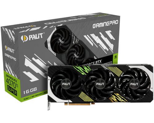 PALIT NVIDIA GEFORCE RTX 4070 TI SUPER 16GB 256BIT RTX 4070 TI SUPER GAMINGPRO GRAFIČKA KARTA