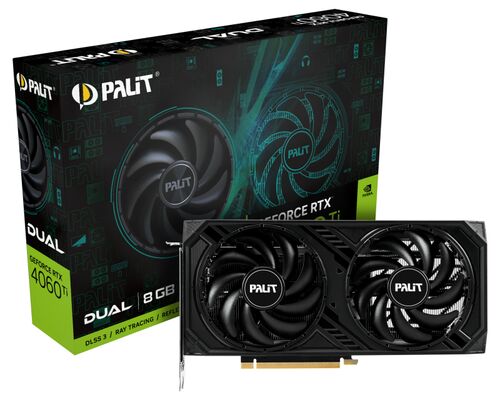 PALIT NVIDIA GEFORCE RTX 4060 TI 8GB 128BIT RTX 4060 TI DUAL GRAFIČKA KARTA