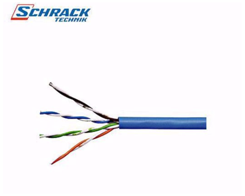 KABAL LAN CAT5E U/UTP SCHRACK HSEKU424P1 305M 4X2XAWG-24 125MHZ PVC PLAVI