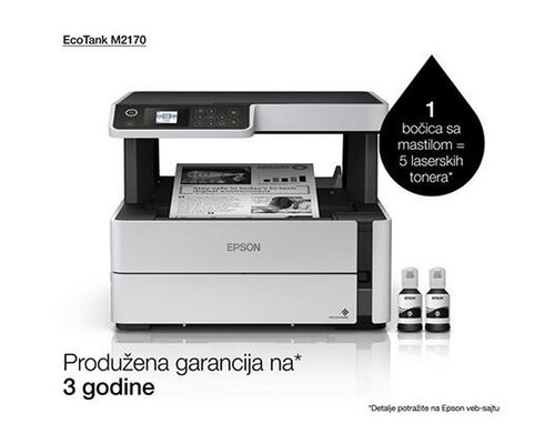 EPSON M2170 ECOTANK ITS MULTIFUNKCIJSKI INKJET CRNO-BELI ŠTAMPAČ