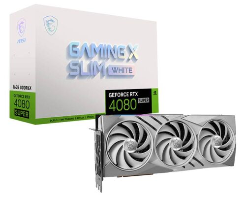 MSI NVIDIA GEFORCE RTX 4080 SUPER 16GB 256BIT RTX 4080 SUPER 16G GAMING X SLIM WHITE GRAFIČKA KARTA