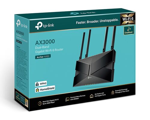 TP-LINK ARCHER AX53 AX3000 DUAL BAND GIGABIT WI-FI 6 RUTER