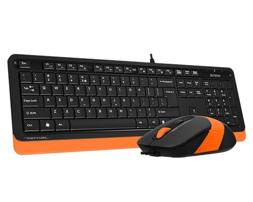 A4 TECH F1010 FSTYLER USB US NARANDŽASTA TASTATURA + USB NARANDŽASTI MIŠ