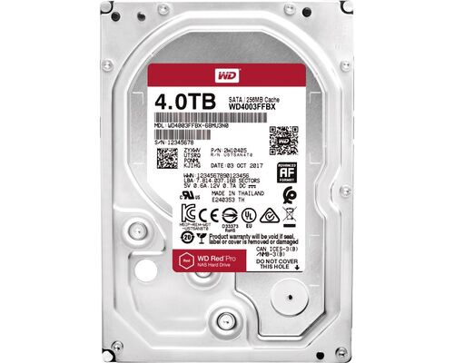 WD 4TB 3.5 INČA SATA III 256MB 7.200 WD4003FFBX RED PRO HARD DISK