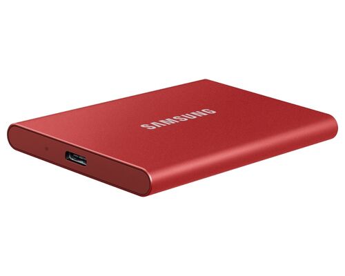 SAMSUNG PORTABLE T7 2TB CRVENI EKSTERNI SSD MU-PC2T0R