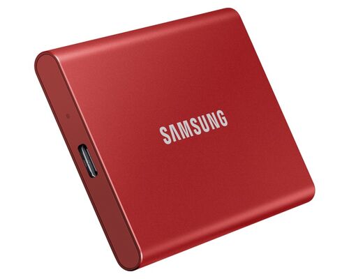 SAMSUNG PORTABLE T7 2TB CRVENI EKSTERNI SSD MU-PC2T0R