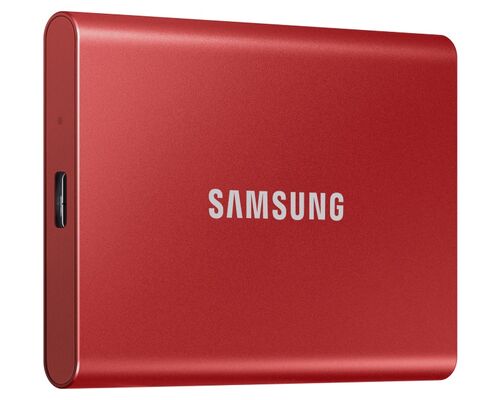 SAMSUNG PORTABLE T7 2TB CRVENI EKSTERNI SSD MU-PC2T0R