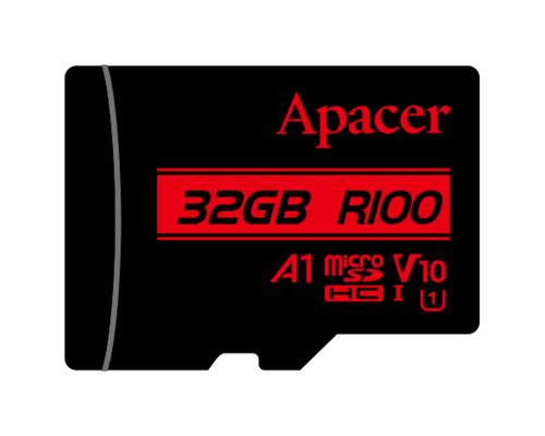 APACER MEMORIJSKA KARTICA MICROSDHC UHS-I U1 CLASS10  V10 A1 R100 32GB AP32GMCSH10UB-RA