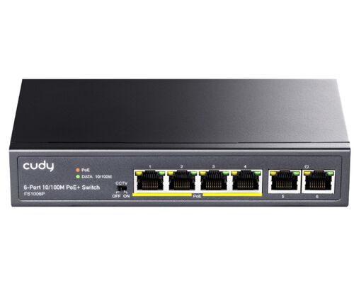 CUDY FS1006P POE+ 6PORT SWITCH