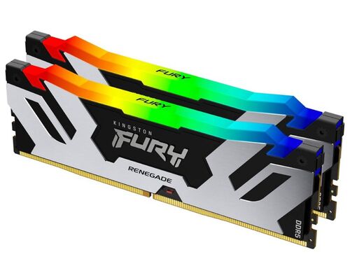 KINGSTON DIMM DDR5 64GB (2X32GB KIT) 6400MT/S KF564C32RSAK2-64 FURY RENEGADE RGB