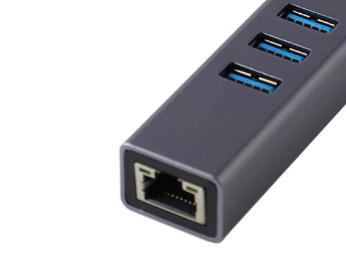 FAST ASIA ADAPTER-KONVERTOR TIP C NA 3XUSB 3.0+RJ45 META